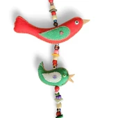 Bereket Kuşları Beyaz Mavi Kanat Kırmızı Yeşil thumbnail 3