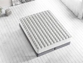 Niron London Yatak 100x200 cm Tek Kişilik Paket Yaylı Alev Geciktiricili Kral Dairesi Yatağı thumbnail 3