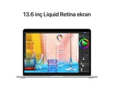 Apple MacBook Air M2 8GB 512GB SSD macOS 13" Taşınabilir Bilgisayar Gümüş MLY03TU/A - 5