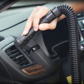 STANLEY SXVI02001A 12Volt/18Volt 2Ah Li-ion Şarjlı 160 PSI Dijital Basınç Göstergeli Lastik & Yatak Şişirme Pompası + Araç Süpürgesi + Led Lamba thumbnail 10