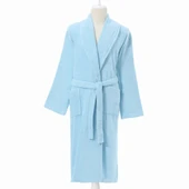 Özdilek Bornoz Tekli Classic Şalyaka Mavi XXL - 1