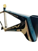 Kron Xc 1500 Modeli 26 Jant Karbon Kadro 26 Jant Carbon Bisiklet Gövdesi Siyah Mavi thumbnail 4