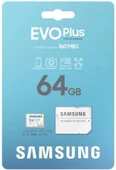 Samsung Evo Plus 64 GB micro SDXC 160MB/sn  MB-MC64SA/TR Hafıza Kartı - 6