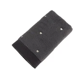 Hobby Lubow Love Koyu Gri Krem Nakışlı 50x90 6lı Havlu Seti - 1