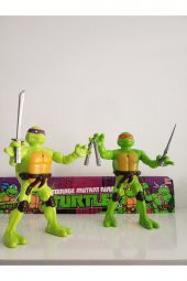 Ninja Kaplumbağalar Işıklı Figür 4 Lü Set Ninja Turtles - 4