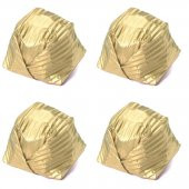 Melodi Yaldız Kristal Fındık Krema Dolgulu Sütlü Çikolata Gold 500 gr - 1