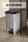 60 Litre Basmalı Çöp Kovası Büyük Boy - 2