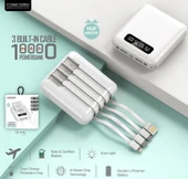 Concord C115 10.000 Mah Powerbank Typc Lighting Micro Usb Kılıf Hediyeli thumbnail 2