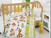 Cotton Box Oyun Bahçesi Turkuaz Bebek Nevresim Takımı - 1