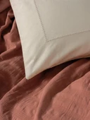 Cotton Box Çift Kişilik Yatak Örtülü Pike Takımı Natura Vilo Kiremit - 3