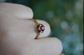 JEWELLERY Yakut Ayarlanabilir Kadın Yüzük - 4