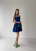 Clara Askılı Mini Elbise - 2