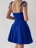 Clara Askılı Mini Elbise - 4