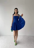 Clara Askılı Mini Elbise - 1