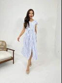 5486 ELBİSE-BALTİMORE ÇİZGİLİ - 4