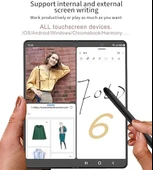 Samsung Z Fold6 Slim S Pen için Yedek Kalem Z Fold6 S Pen, Galaxy Z Fold6 Slim Pen Fold Edition için Stylus Kalem, Galaxy Z Fold 6 ile Uyumlu Kalemler - 1