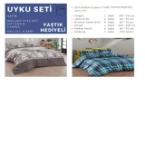 BRİLLANT 43176 YASTIK HEDİYELİ UYKU SETİ ÇİFT KİŞİLİK - 2