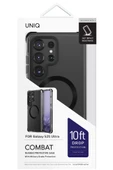 Samsung S25 Ultra Kılıf Combat Serisi Üç Katmanlı Magsafe Özellikli (MagClick™) Koruyucu Kılıf  Siyah - 4