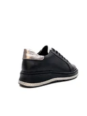 Venüs 25150007Y Kadın Hakiki Deri Bağcıklı Feta Topuk Sneaker Ayakkabı - 6