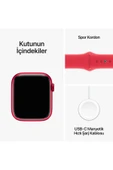 APPLE WATCH SERİ 9.GPS 45 MM RED AL RED SPORT BAND - 10