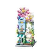 Grenness Flower Store Blok Seti Çocuklar İçin Eğitici ve Eğlenceli Çiçek Dükkanı - 2