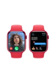 APPLE WATCH SERİ 9.GPS 45 MM RED AL RED SPORT BAND - 6