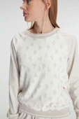 MAN11241 Anıl 11241 Kadın Uzun Kollu Sweatshirt Pantolon Takım Pijama Takımı - 3