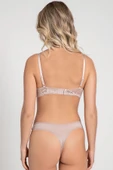 MAN4211 Kadın Balenli Destekli Dolgulu Dantelli Sütyen ve String Takım (4211) - 2