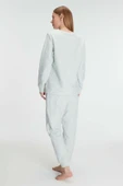 MAN11269 Anıl 11269 Kadın Uzun Kol Polar Pijama Takımı - 2