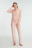 MAN11230 Anıl 11230 Bayan Uzun Kol Sweatshirt ve Pantolon Takım Pijama Takımı - 1