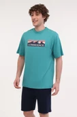 Lumberjack ML ROGER 11OTD2-31 5FX 101951137 Erkek Tişört Yeşil S-XXL - 1