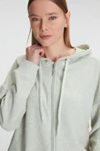 MAN11333 Anıl 11333 Kadın Pamuklu Homesuit Kapüşonlu Fermuarlı Ev Giyim Pijama Takımı - 4