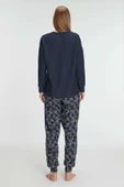 MAN11325 Anıl 11325 Kadın Uzun Kol Sweatshirt Pantolon Pijama Takımı - 2