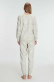 MAN11294 Anıl 11294 Kadın Pamuklu Uzun Kol Kışlık Pijama Takımı - 3