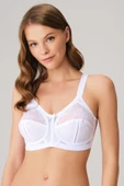 MAN3717 Kadın Balenli Desteksiz Dolgusuz Toparlayıcı Dantelli Küçültücü Sütyen (3717) thumbnail 1