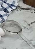 Paslanmaz Mutfak Süzgeç - Sebze Makarna Süzgeci - 14 CM - 2