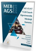 Pelikan 2025 MEB-AGS Mevzuat Bilgisi 7528 Sayılı Öğretmenlik Mesleği Kanunu Konu Anlatımlı Video Fasikül - Sebahattin Eker Pelikan Yayınları - 1