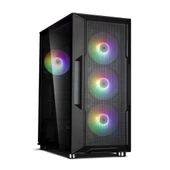 Zalman I3 NEO BLACK Mesh MegaMax 700W 80+ 4*12cm RGB Fan Mid-T Gaming Oyuncu Kasası - 6