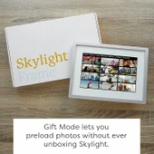 Skylight 10 Inc Dijital Resim Çerçevesi - Dokunmatik - Telefon Kontrollü, Gümüş - 2