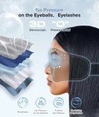TOPOINT Uyku Kulaklıkları Bluetooth 3D Uyku Maskesi - Lacivert (Kadife) - 2
