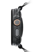 Apple Watch Ultra 49mm Kılıf Kasa Koruyucu Temperli Ekran Koruyucu 2 in 1 Camlı Kasa  BLACK - 3