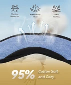 TOPOINT Uyku Kulaklıkları Bluetooth Uyku Maskesi - Koyu Gri - 4