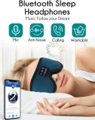 LC-dolida 3D Uyku Maskesi - Bluetooth Kablosuz Müzik - Lacivert - 3