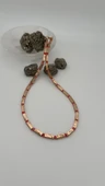 Gold lav taşı mercan kolye - 1