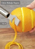 Limon Soyacağı Kivi Soyacağı Paslanmaz Çelik Asma Delikli Limon Kabuğu Soyacağı 18 cm - 3