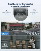 Reolink PTZ Güvenlik Kamera Sistemi 4K, Çift Lensli IP PoE 360 Kamera - 2