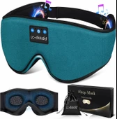 LC-dolida 3D Uyku Maskesi - Bluetooth Kablosuz Müzik - Mavi - 1