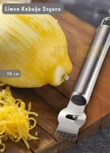 Limon Soyacağı Kivi Soyacağı Paslanmaz Çelik Asma Delikli Limon Kabuğu Soyacağı 18 cm - 1