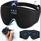 LC-dolida 3D Uyku Maskesi - Bluetooth Kablosuz Müzik - Siyah - 1