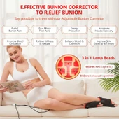 JOBYNA Kızılötesi Işık Terapisi Bunyon Düzeltici - Kadınlar ve Erkekler için - 4